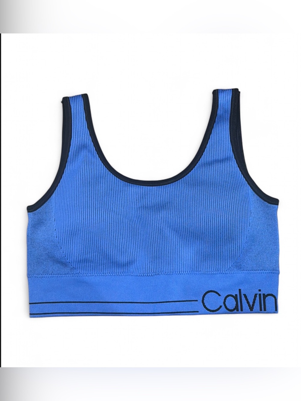 Calvin Klein Royal Blue Crop Top w/ Padding